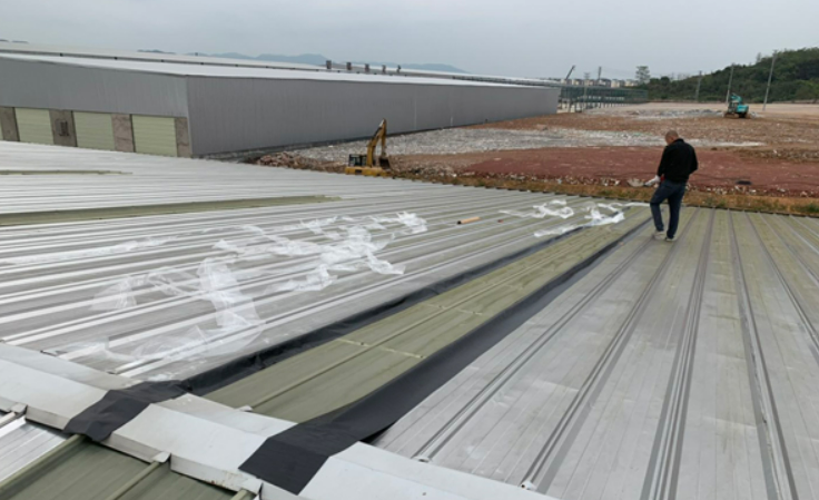 东至厂房屋面防水维修案例